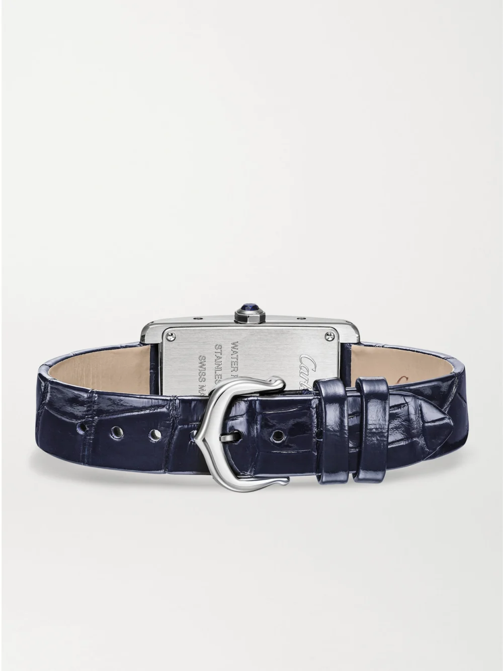 Cartier Tank Américaine Small Stainless Steel Watch, another view