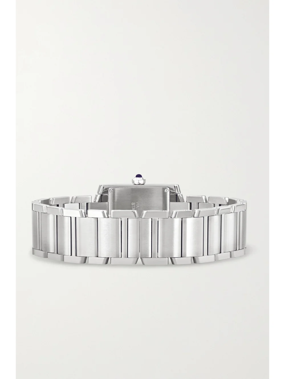 Cartier Tank Française Medium Stainless Steel and Diamond Watch, another view