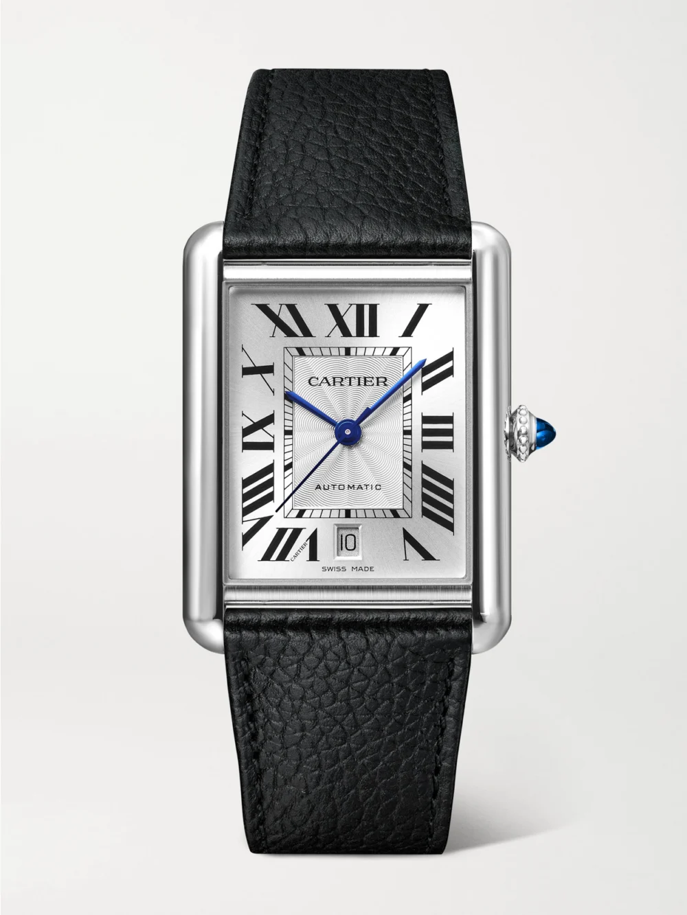 Cartier Tank Must Extra-large Stainless Steel Watch in silver