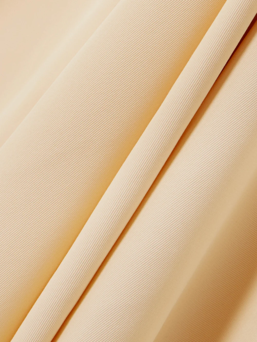 Close-up detail of the Carven Two-tone Pleated Cotton-blend Twill Maxi Dress