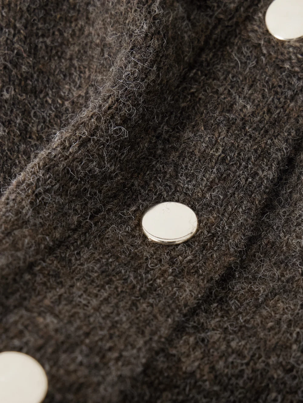 Close-up detail of the Carven Wool Cardigan
