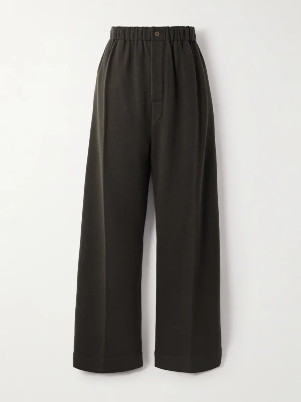 Carven Wool-felt Wide-leg Pants