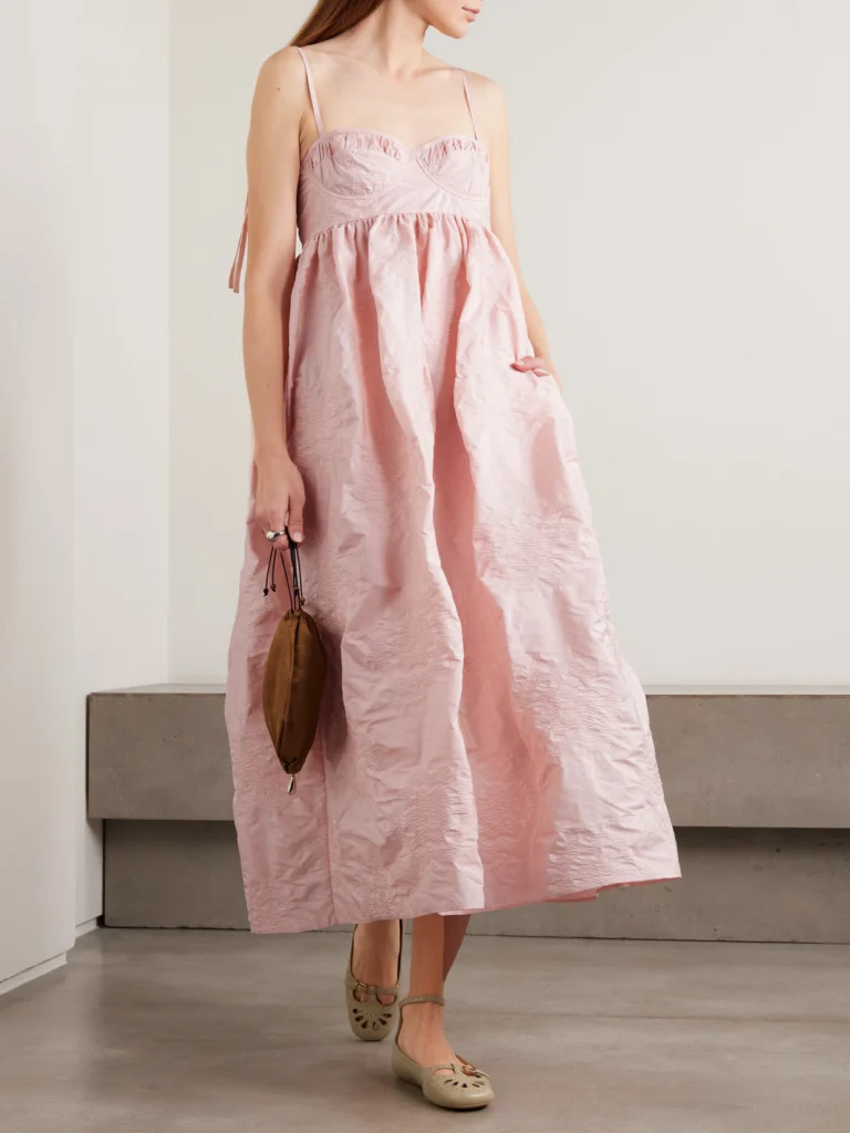 Cecilie Bahnsen Alena Jacquard Midi Dress