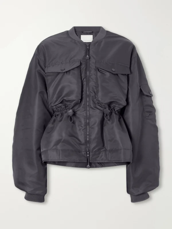 Cecilie Bahnsen Birdie Embellished Padded Shell Bomber Jacket