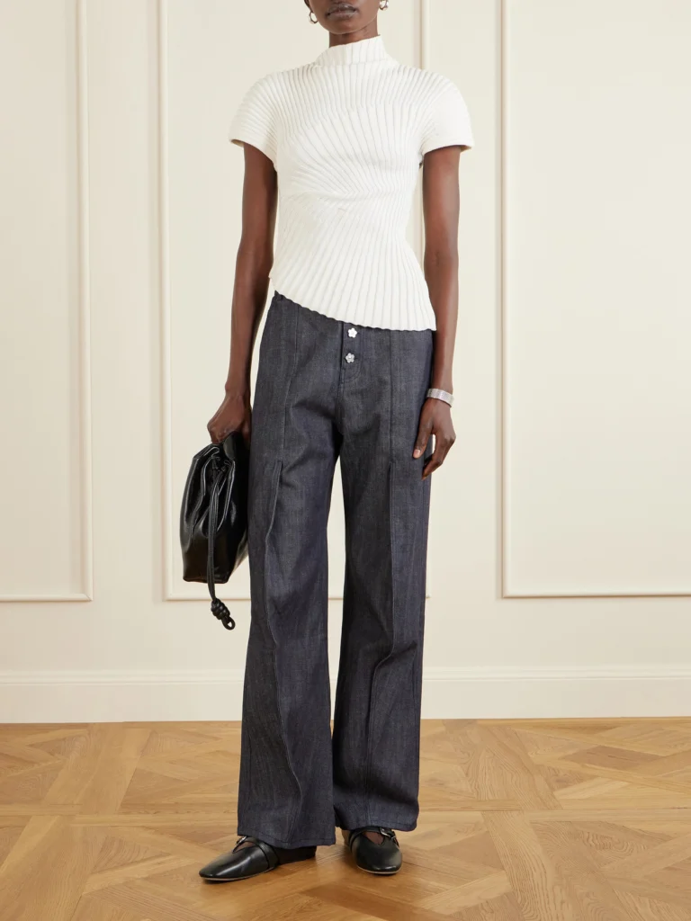 Cecilie Bahnsen Cbcarmela High-rise Wide-leg Jeans