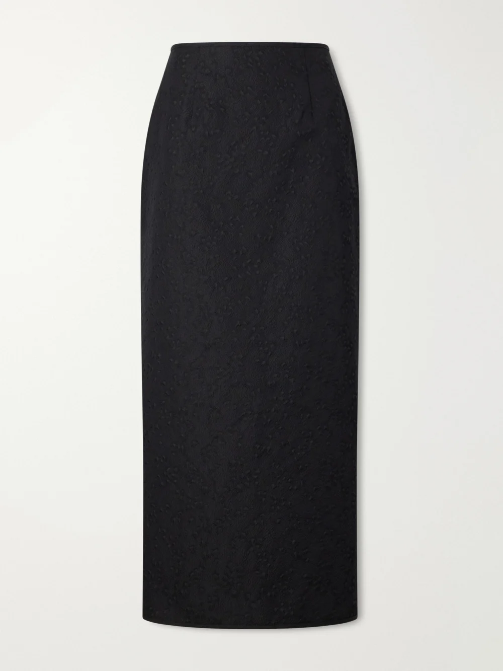 Cecilie Bahnsen Cbuka Cotton-blend Matelassé Midi Skirt in black