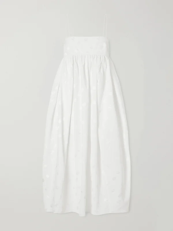 Cecilie Bahnsen Cbvilma Floral-jacquard Maxi Dress