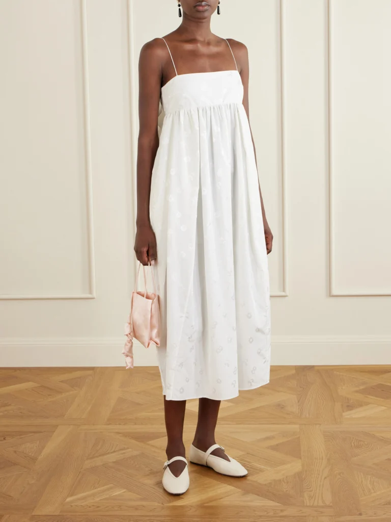 Cecilie Bahnsen Cbvilma Floral-jacquard Maxi Dress