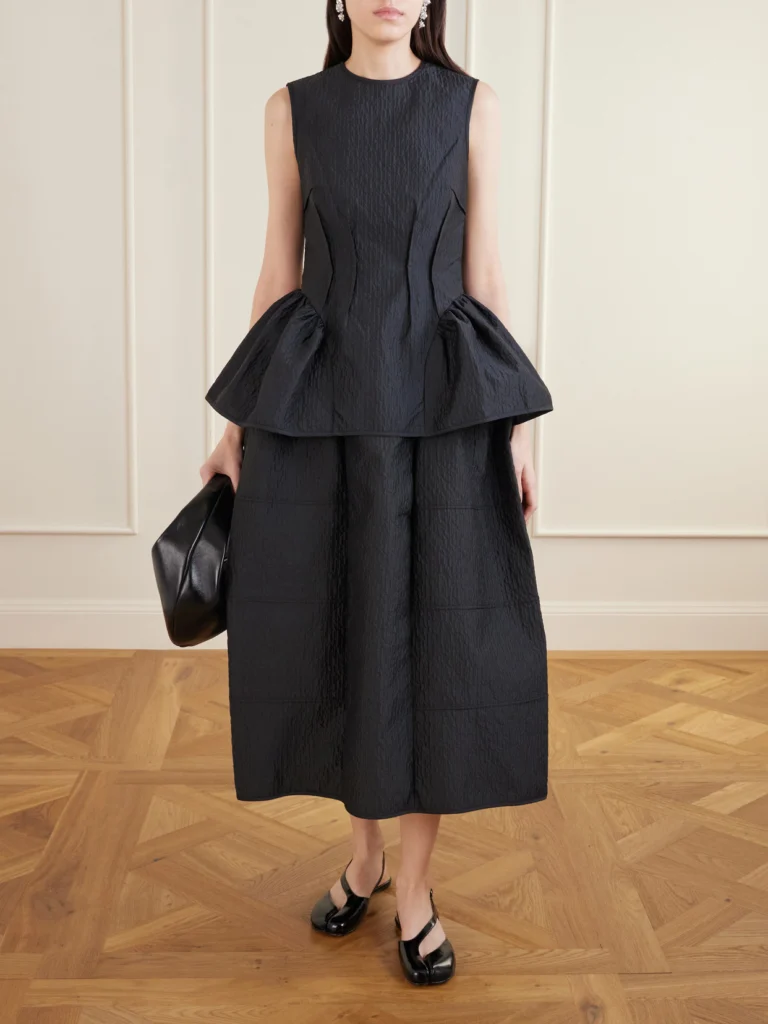 Cecilie Bahnsen Daimi Ruffled Cloqué Top