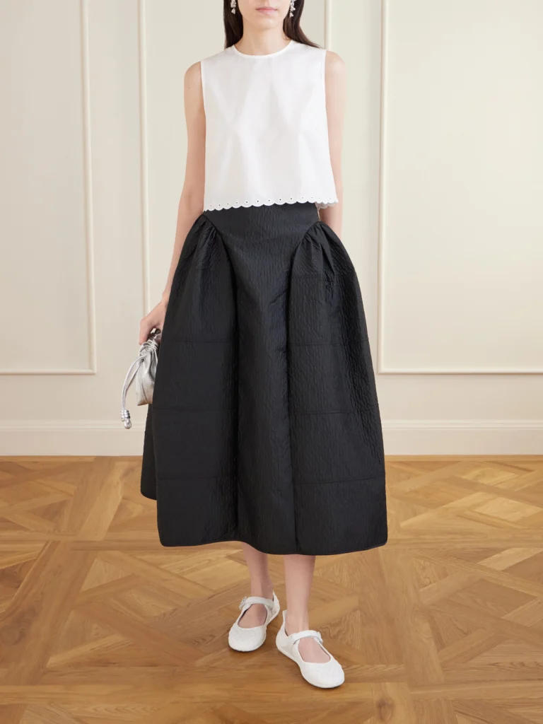 Cecilie Bahnsen Deeba Broderie Anglaise Cotton Vest