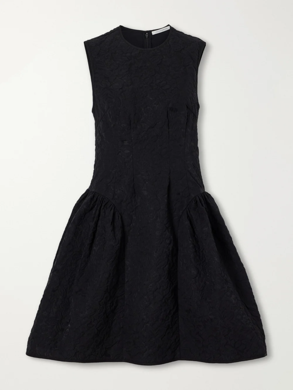 Cecilie Bahnsen Flodie Matelassé Knee-length Dress in black