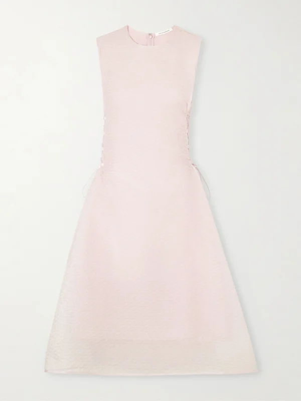 Cecilie Bahnsen Floria Cloque Midi Dress