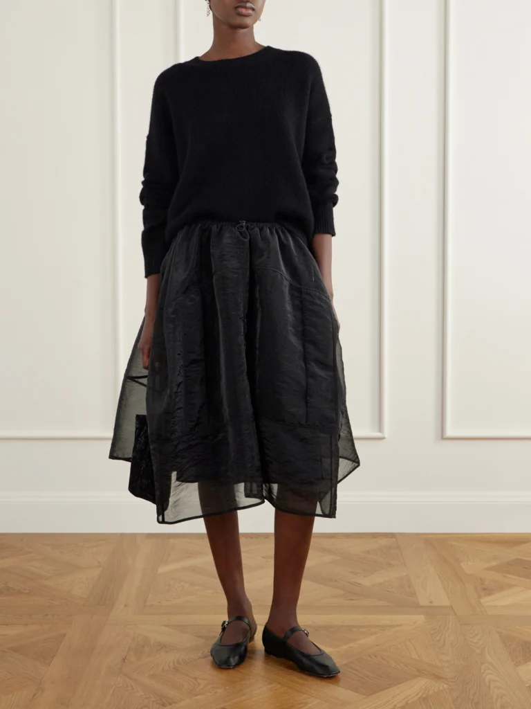 Cecilie Bahnsen Fosia Organza Midi Skirt