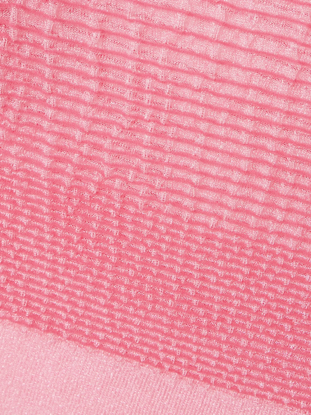 Close-up detail of the Cecilie Bahnsen Ruffled Knit Sweater