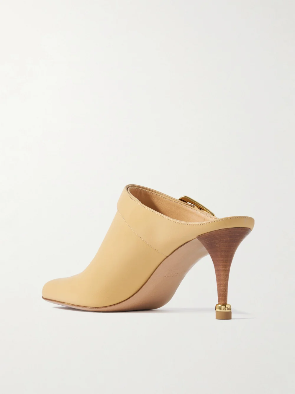 Back view of the Chloé Andrea Leather Mules