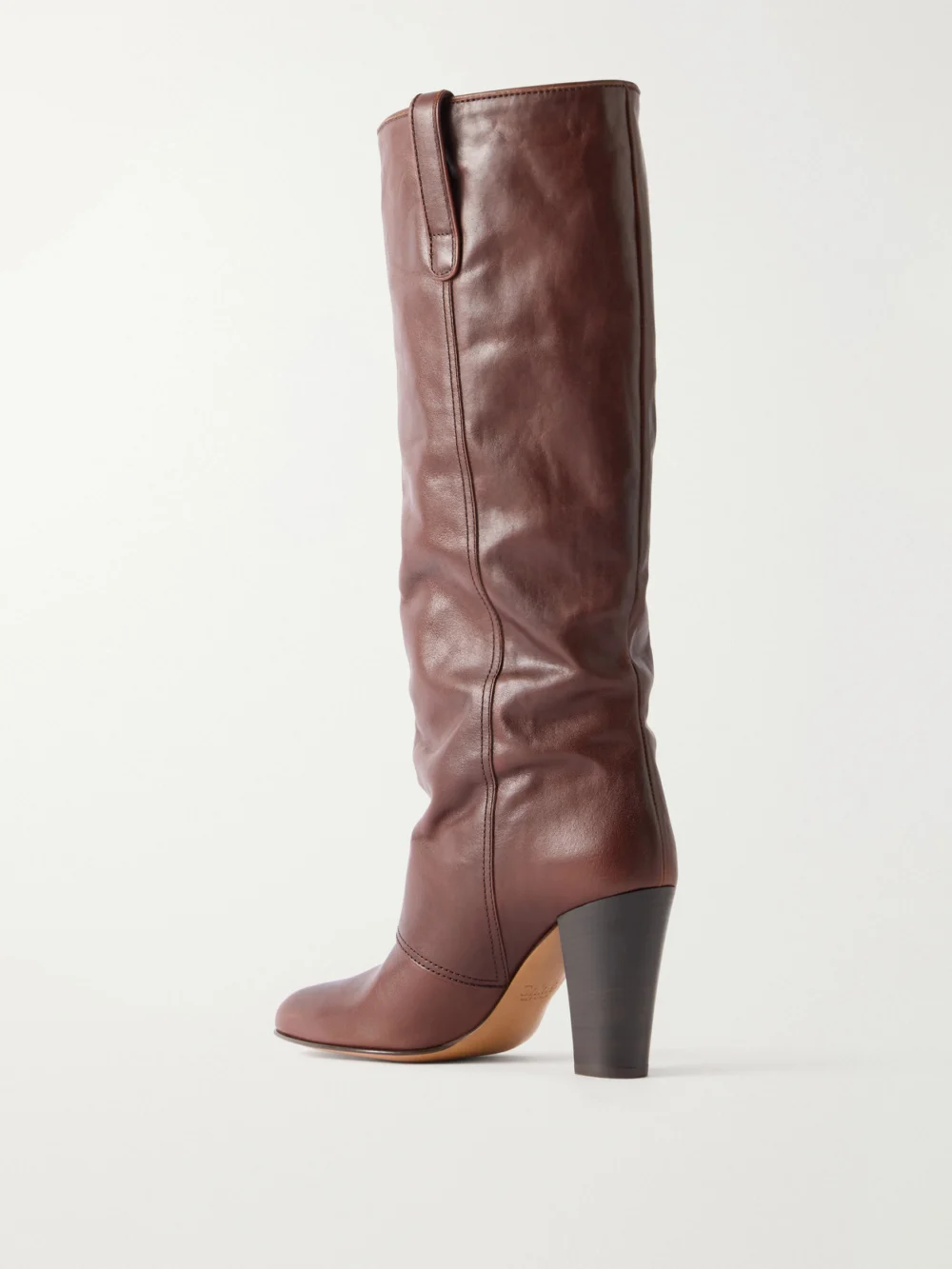 Back view of the Chloé Anouk 85 Embellished Leather Knee Boots