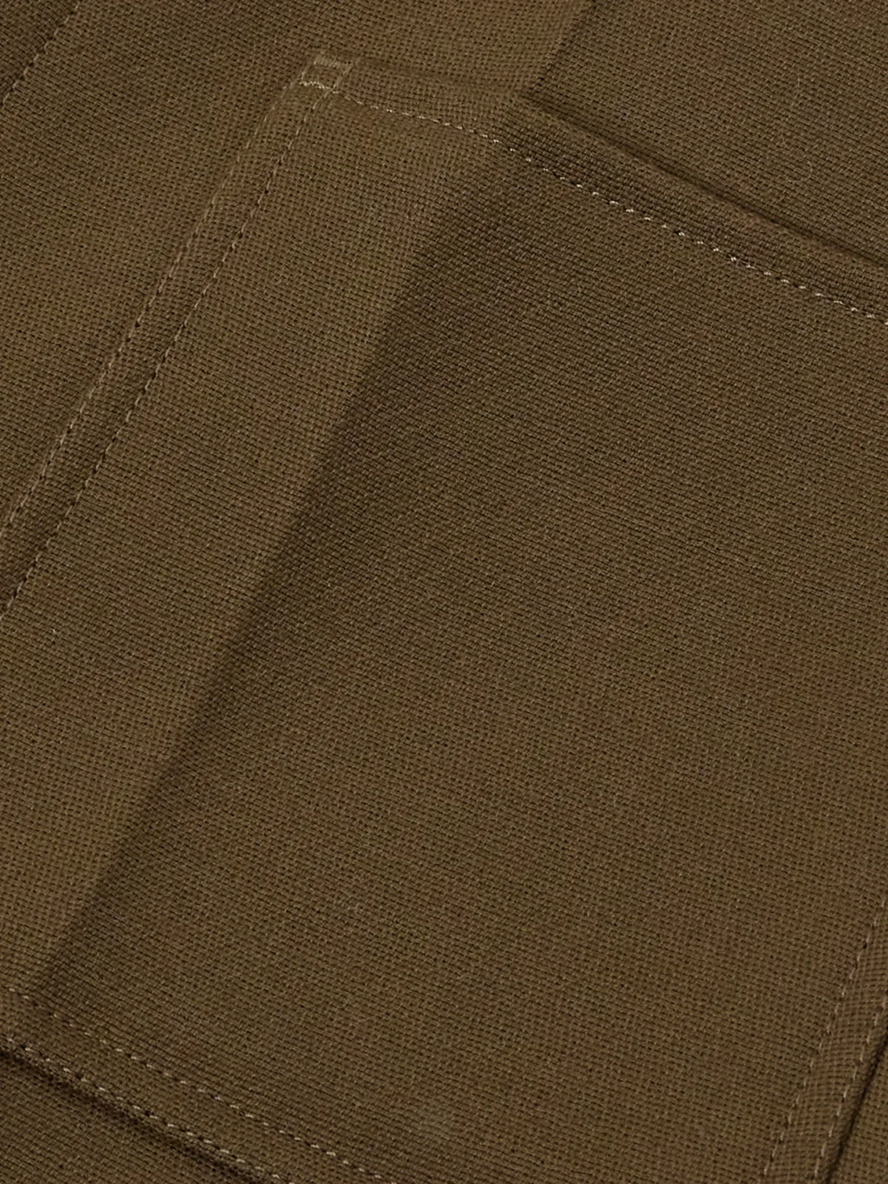 Close-up detail of the Chloé Cropped Wool-crepe Flared Pants