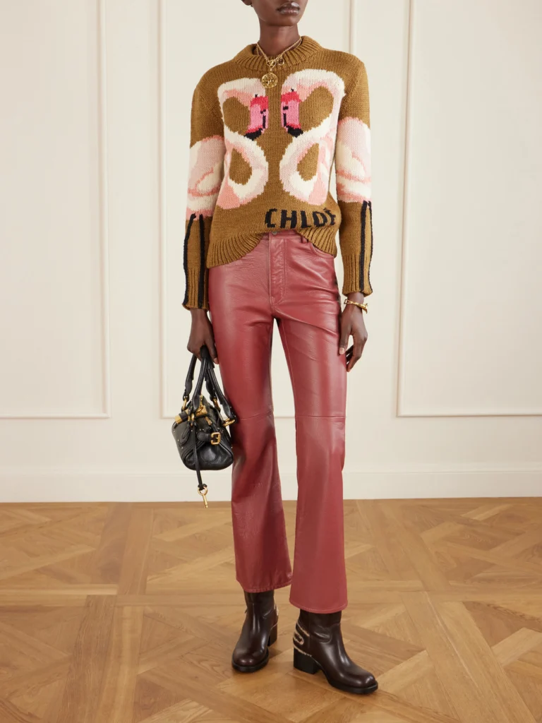 Chloé Dakota Buckled Shearling-trimmed Leather Ankle Boots