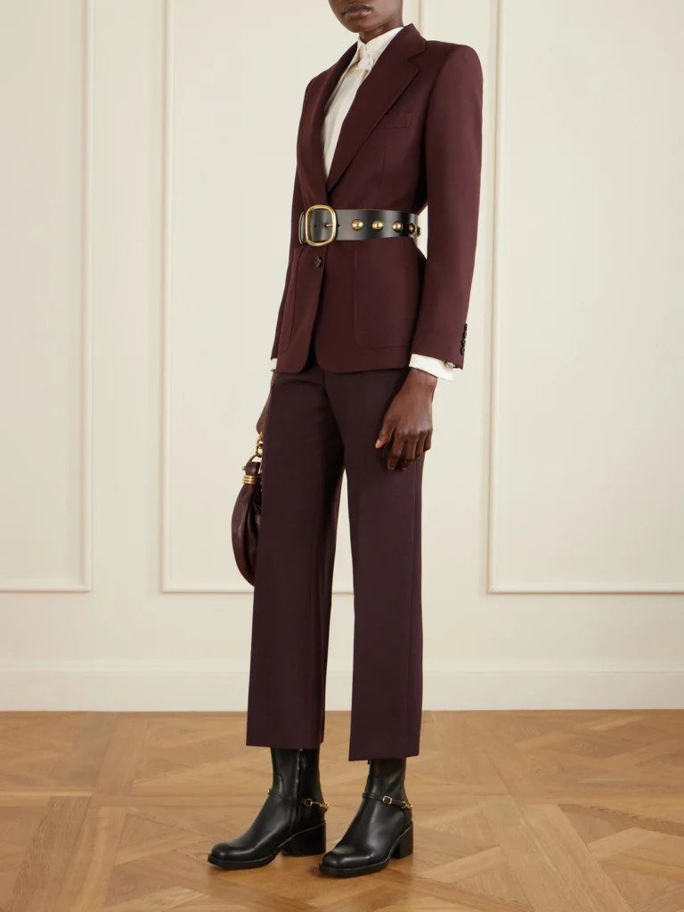 Chloé Dakota Embellished Leather Ankle Boots