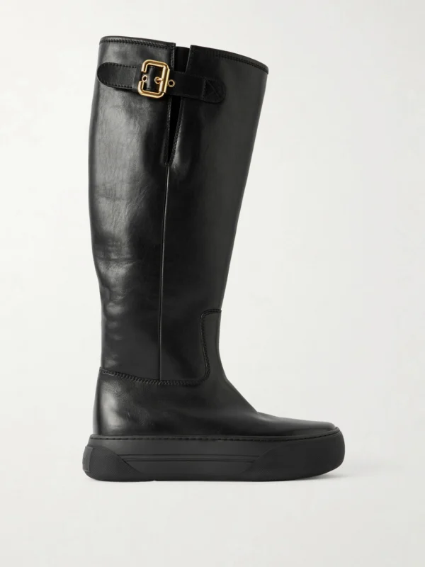 Chloé Delia Leather Knee Boots