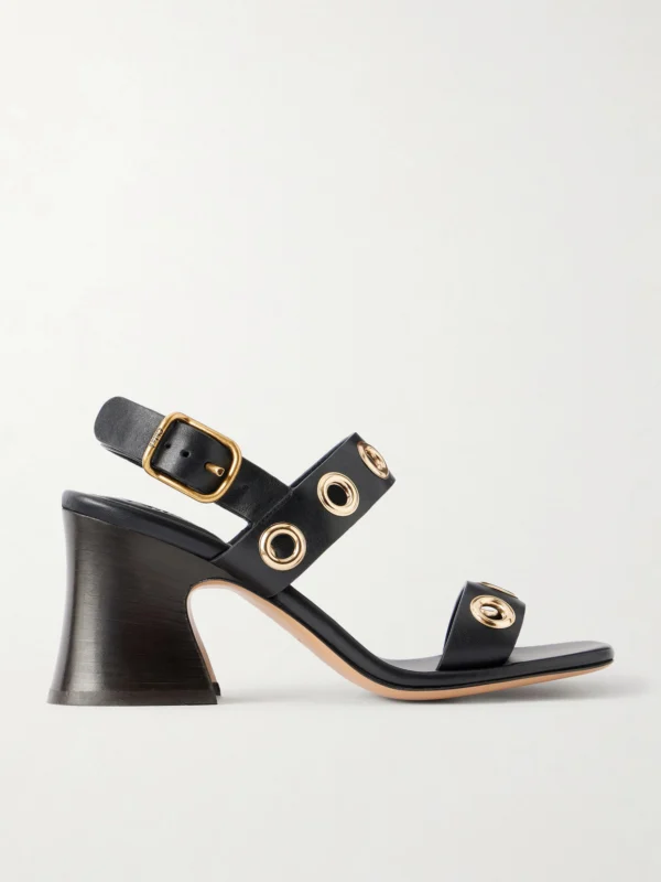 Chloé Embellished Leather Sandals