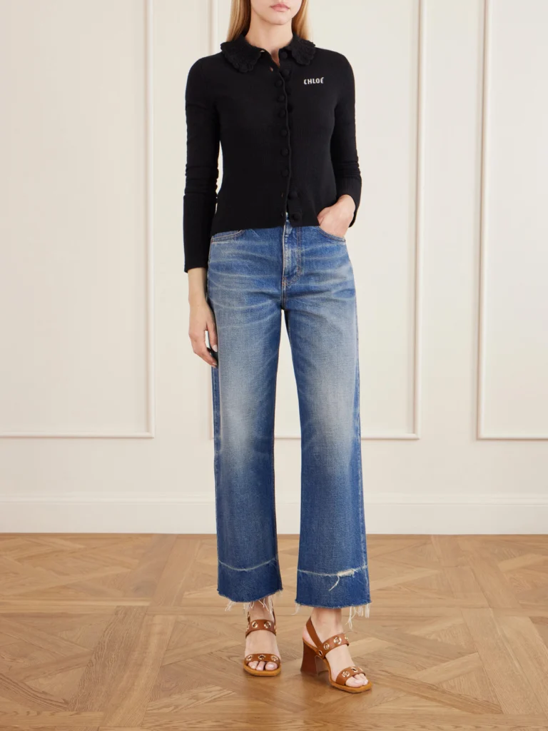 Chloé Embellished Leather Sandals