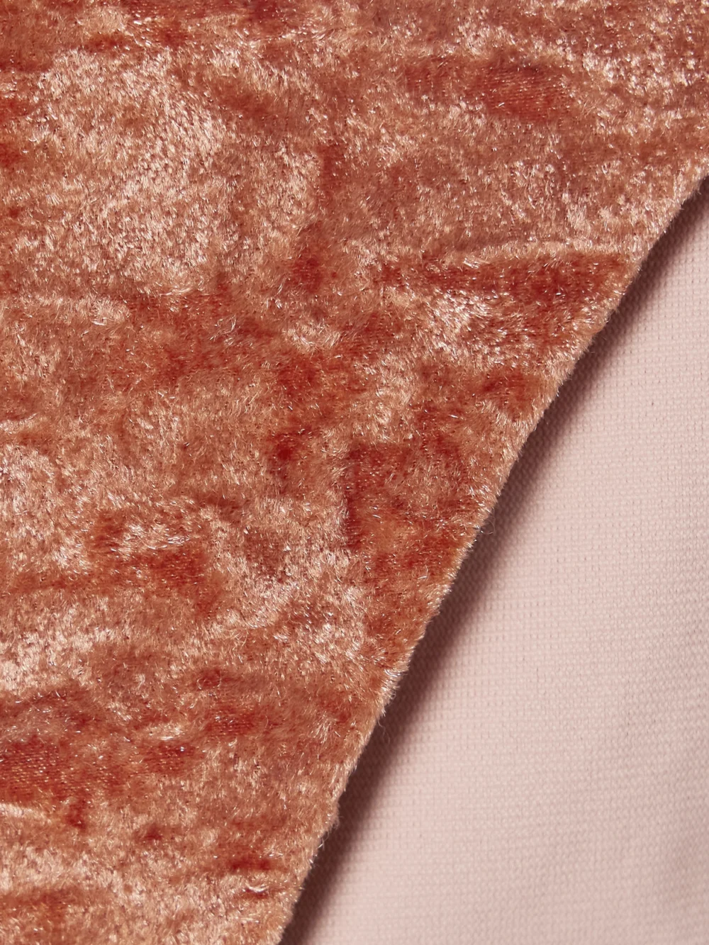 Close-up detail of the Chloé Embellished Velvet Bikini Briefs