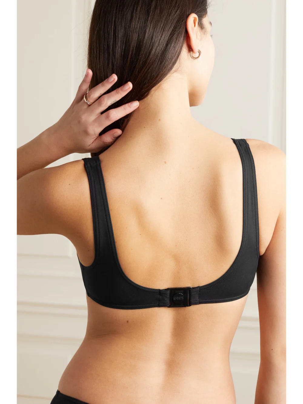 Back view of the Chloé + Eres Embellished Triangle Bikini Top