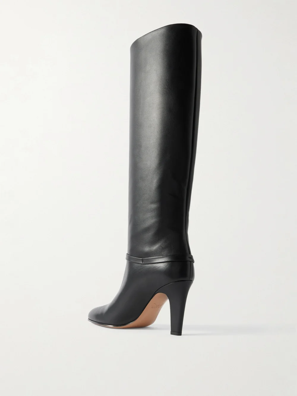 Back view of the Chloé Eve Embellished Leather Knee Boots