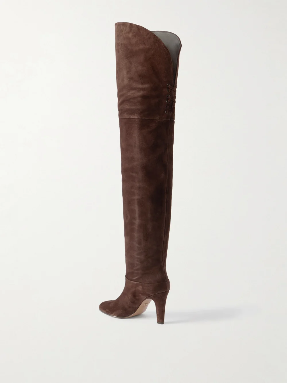 Back view of the Chloé Eve Suede Over-the-knee Boots