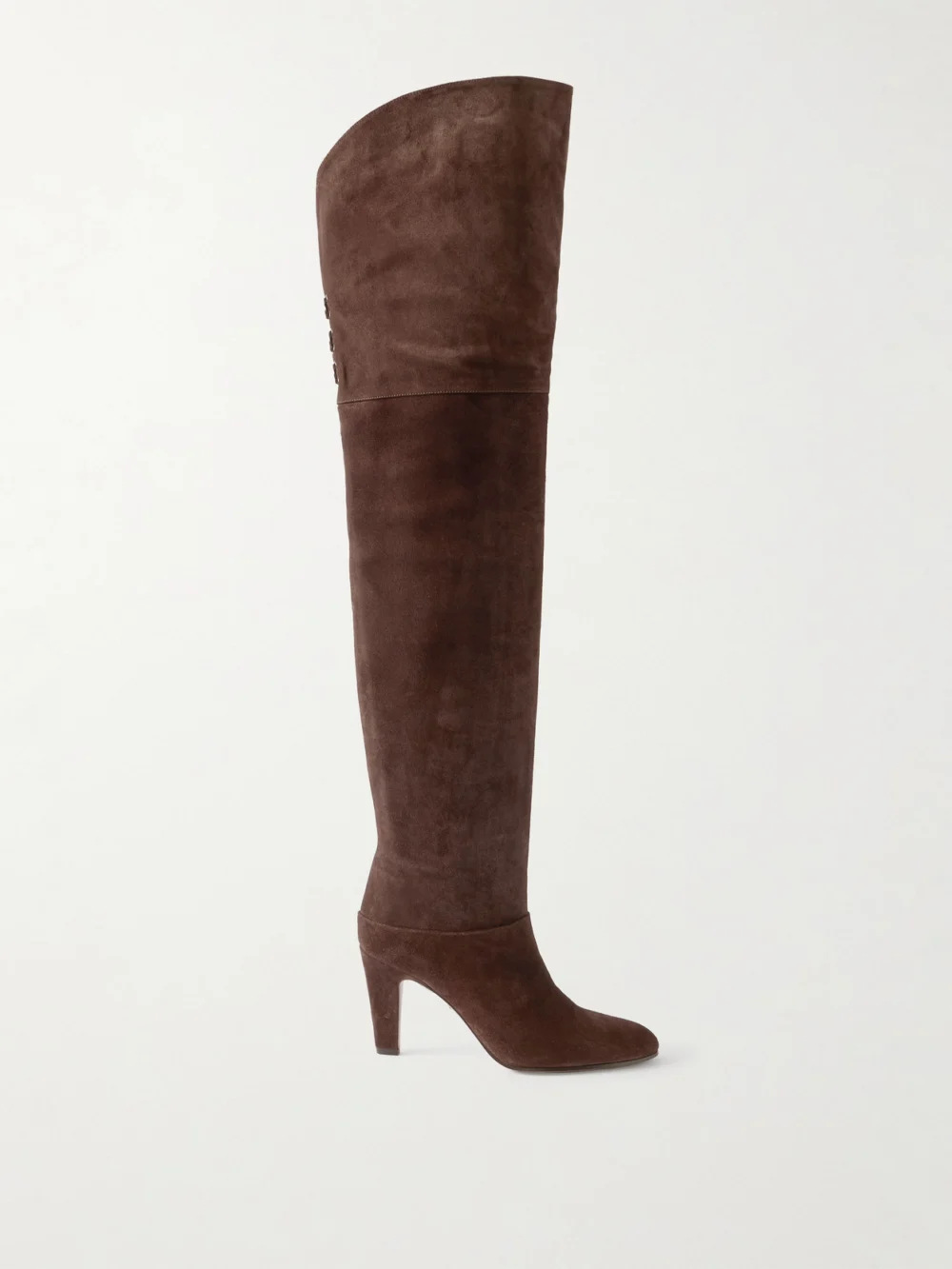 Chloé Eve Suede Over-the-knee Boots in chocolate