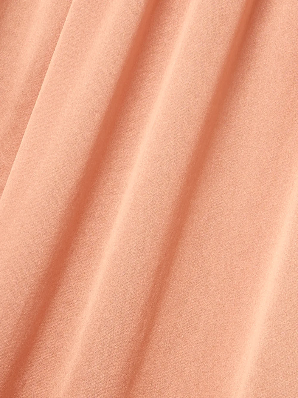 Close-up detail of the Chloé Gathered Silk-satin Midi Dress