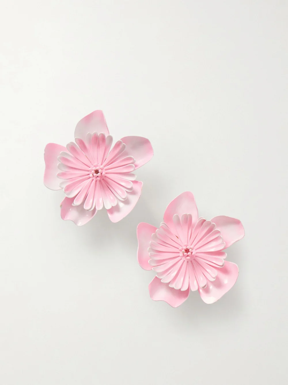 Chloé Gold-tone Resin Earrings in baby pink