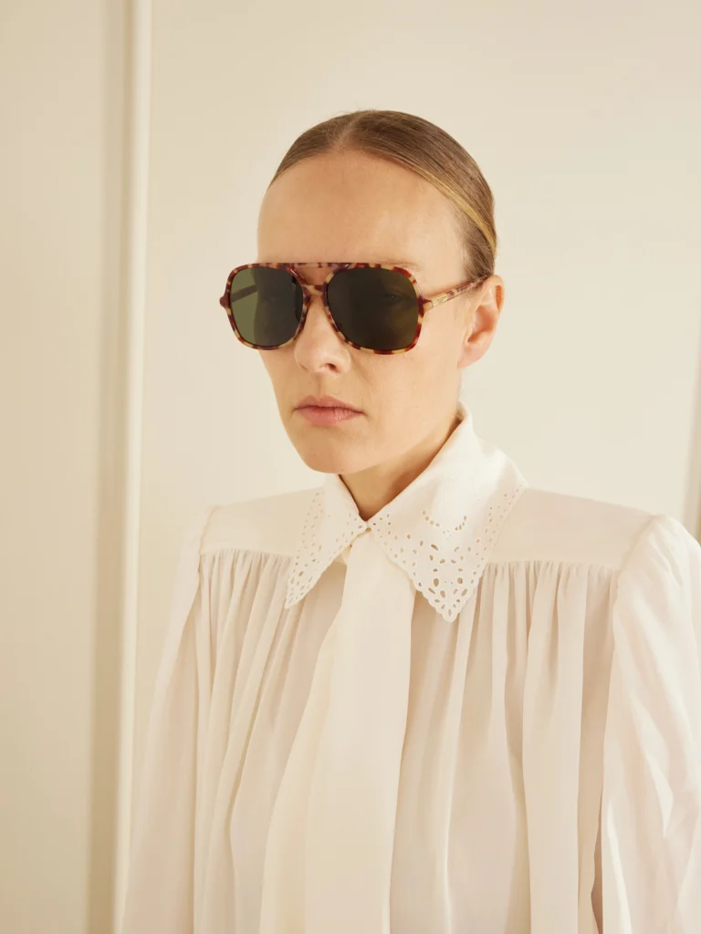 Chloé Judy Aviator-style Tortoiseshell Acetate and Gold-tone Sunglasses