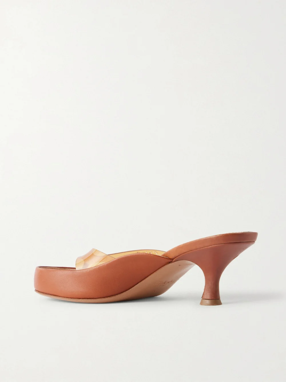 Back view of the Chloé Junie Tpu and Leather Sandals