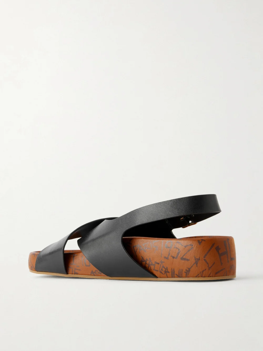 Back view of the Chloé Leather Sandals