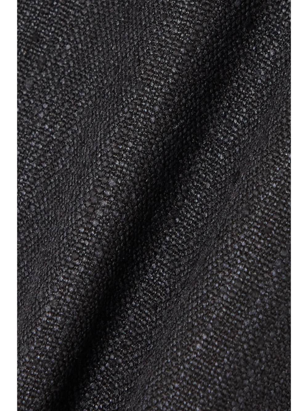 Close-up detail of the Chloé Leather-trimmed Silk-blend Canvas Tank