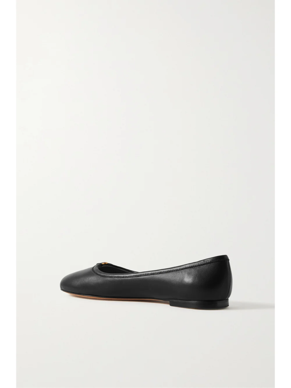 Back view of the Chloé Marcie Embellished Leather Ballet Flats