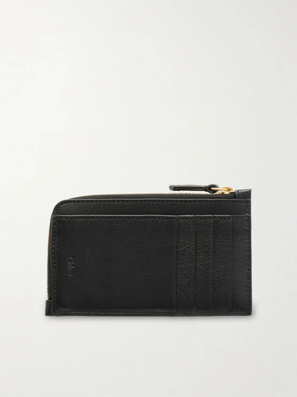 Back view of the Chloé Paddington Embellished Leather Cardholder