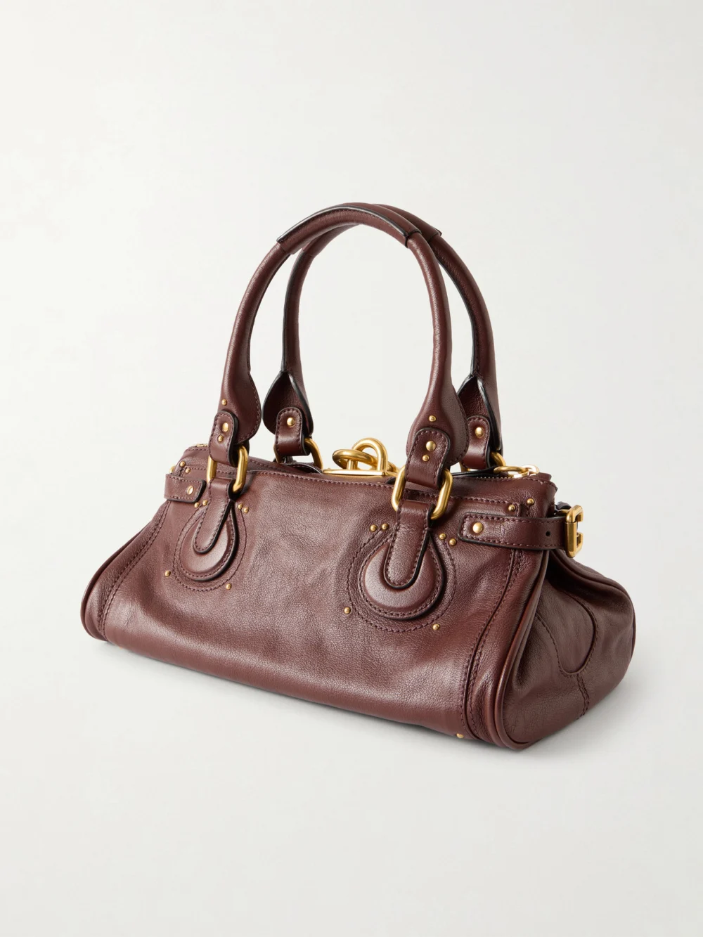 Back view of the Chloé Paddington Embellished Leather Tote