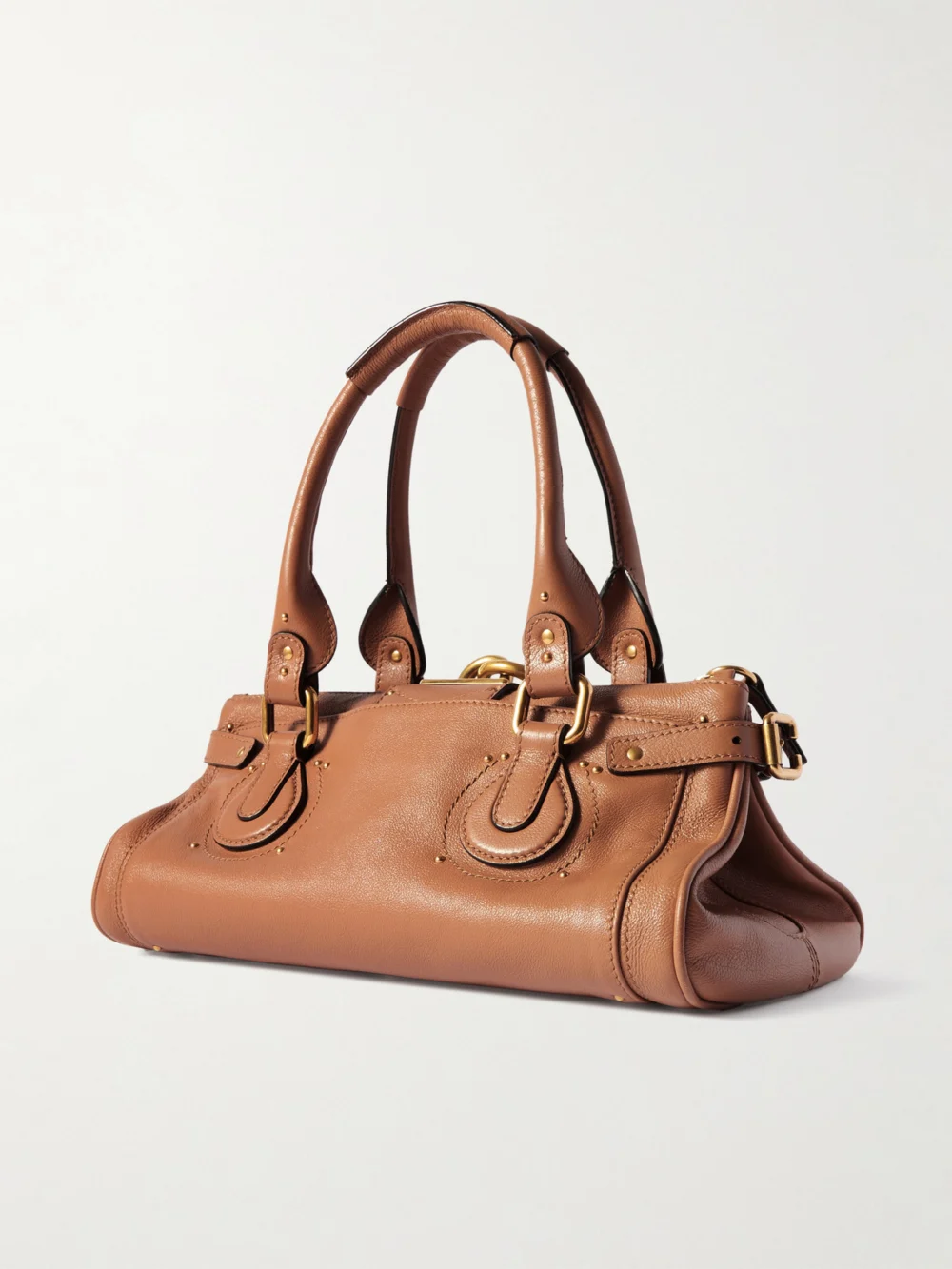 Back view of the Chloé Paddington Embellished Leather Tote