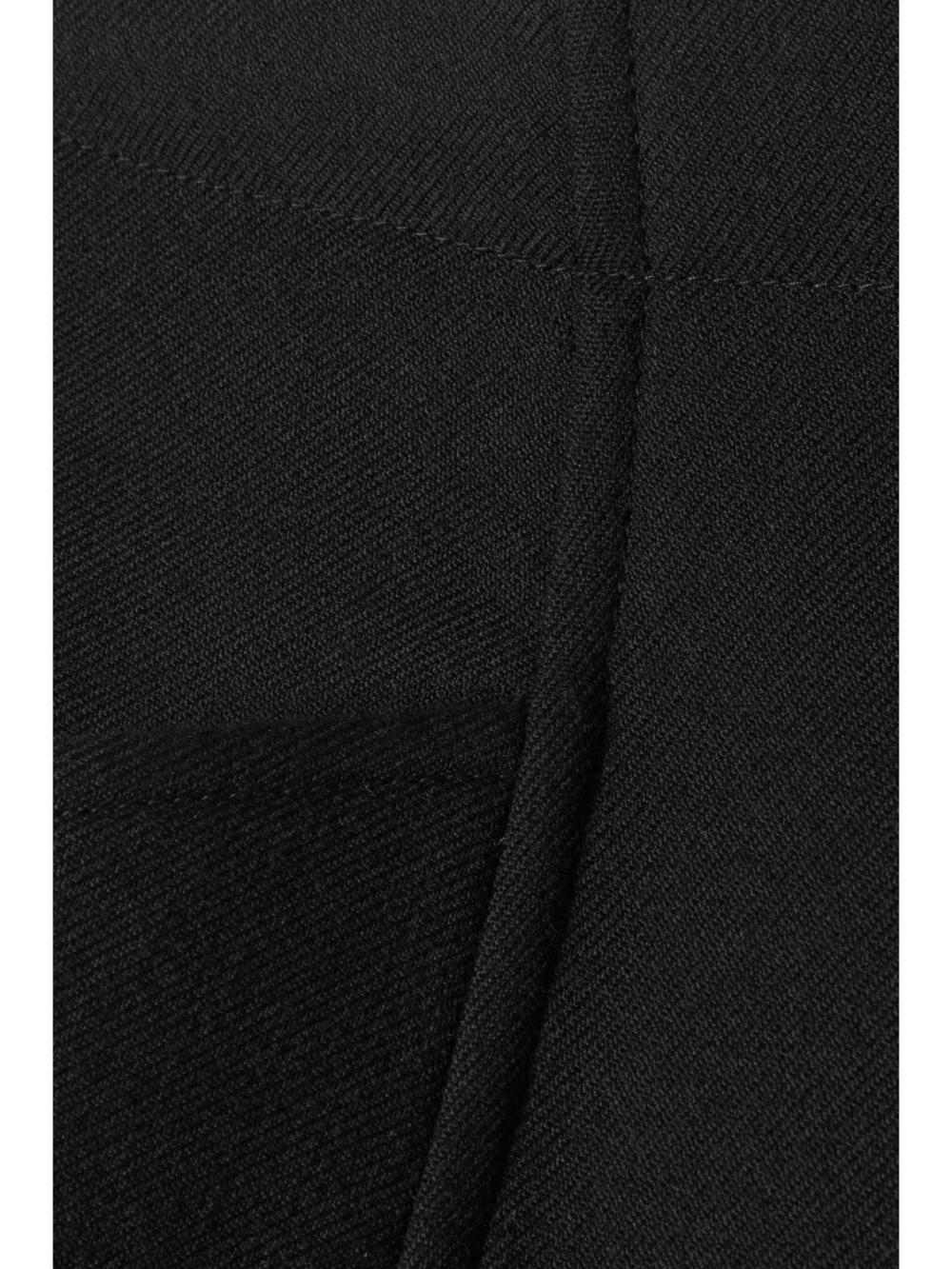 Close-up detail of the Chloé Paneled Wool-felt Mini Skirt