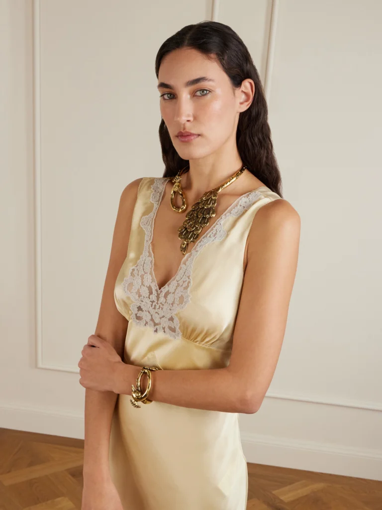 Chloé Peacock Gold-tone Choker