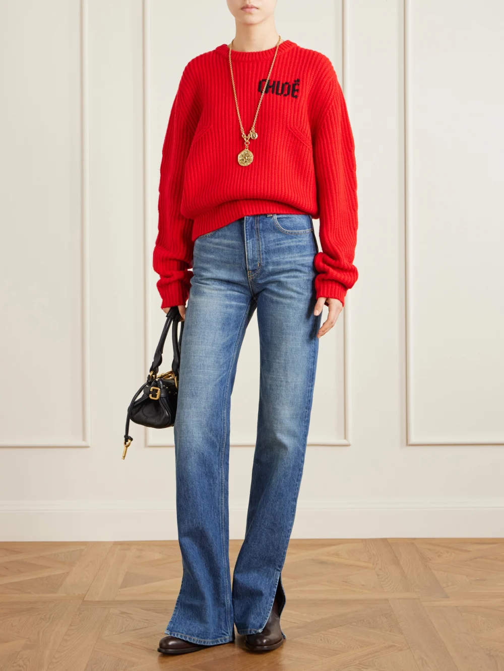 Chloé Phoenix Leather Ankle Boots, styled view
