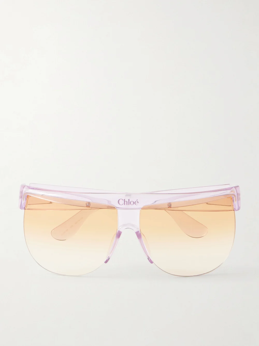 Chloé Pilot D-frame Injected Sunglasses in orange