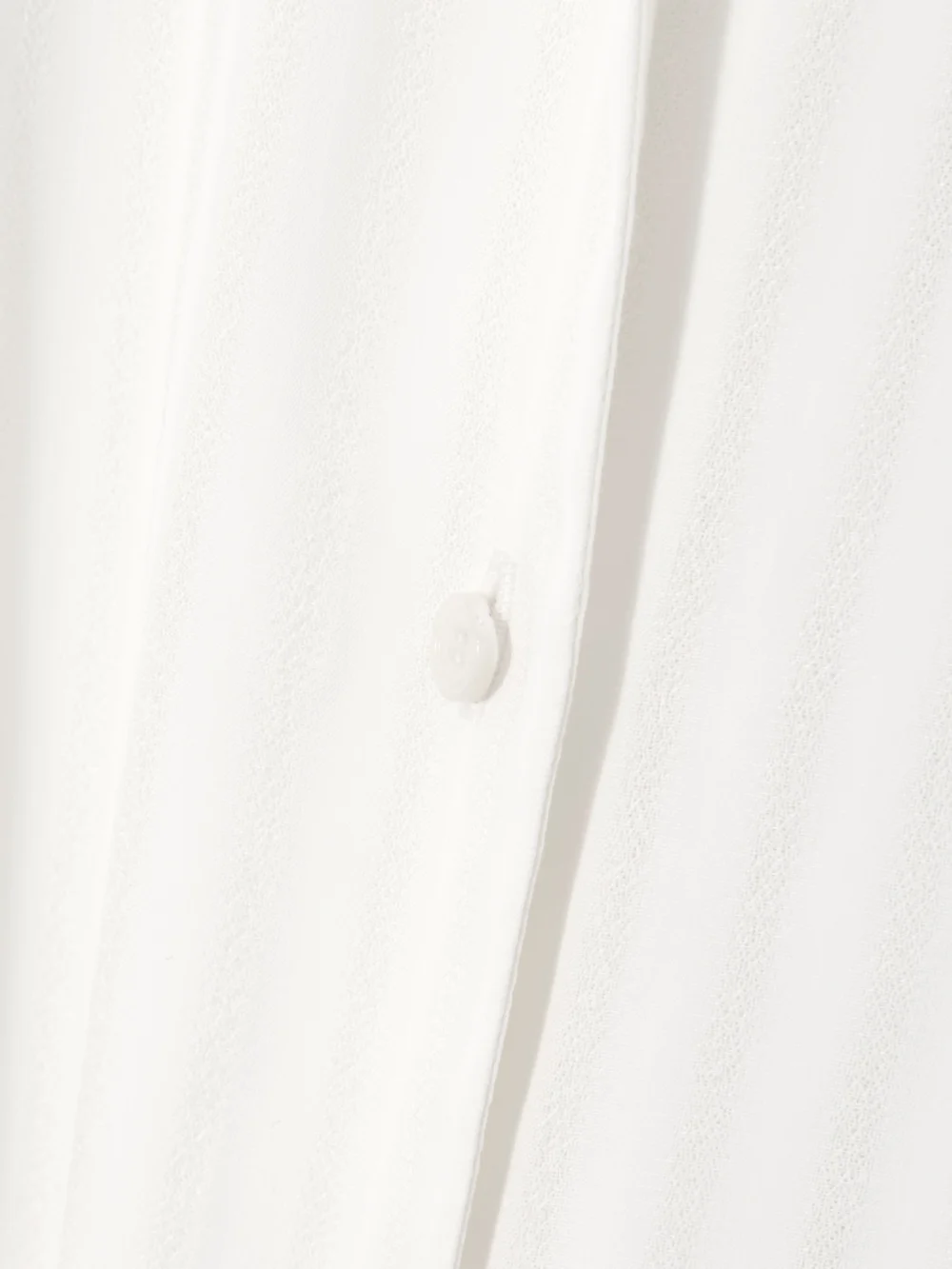 Close-up detail of the Chloé Striped Crepe Shirt