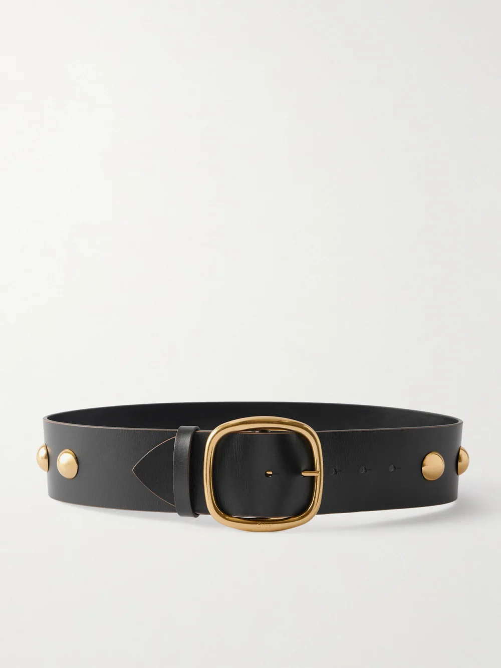 Chloé Studded Leather Belt in black