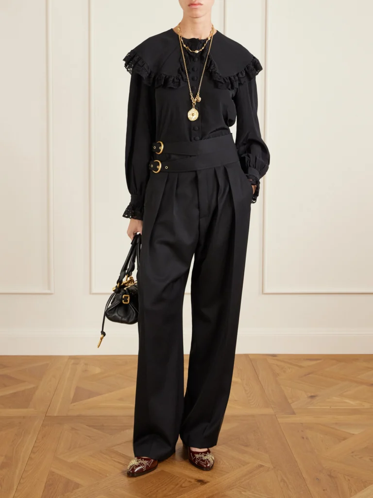 Chloé Susanna Studded Leather Mary Jane Pumps