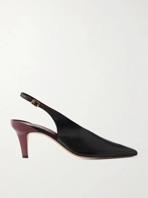 Chloé Suzie Leather Slingback Pumps