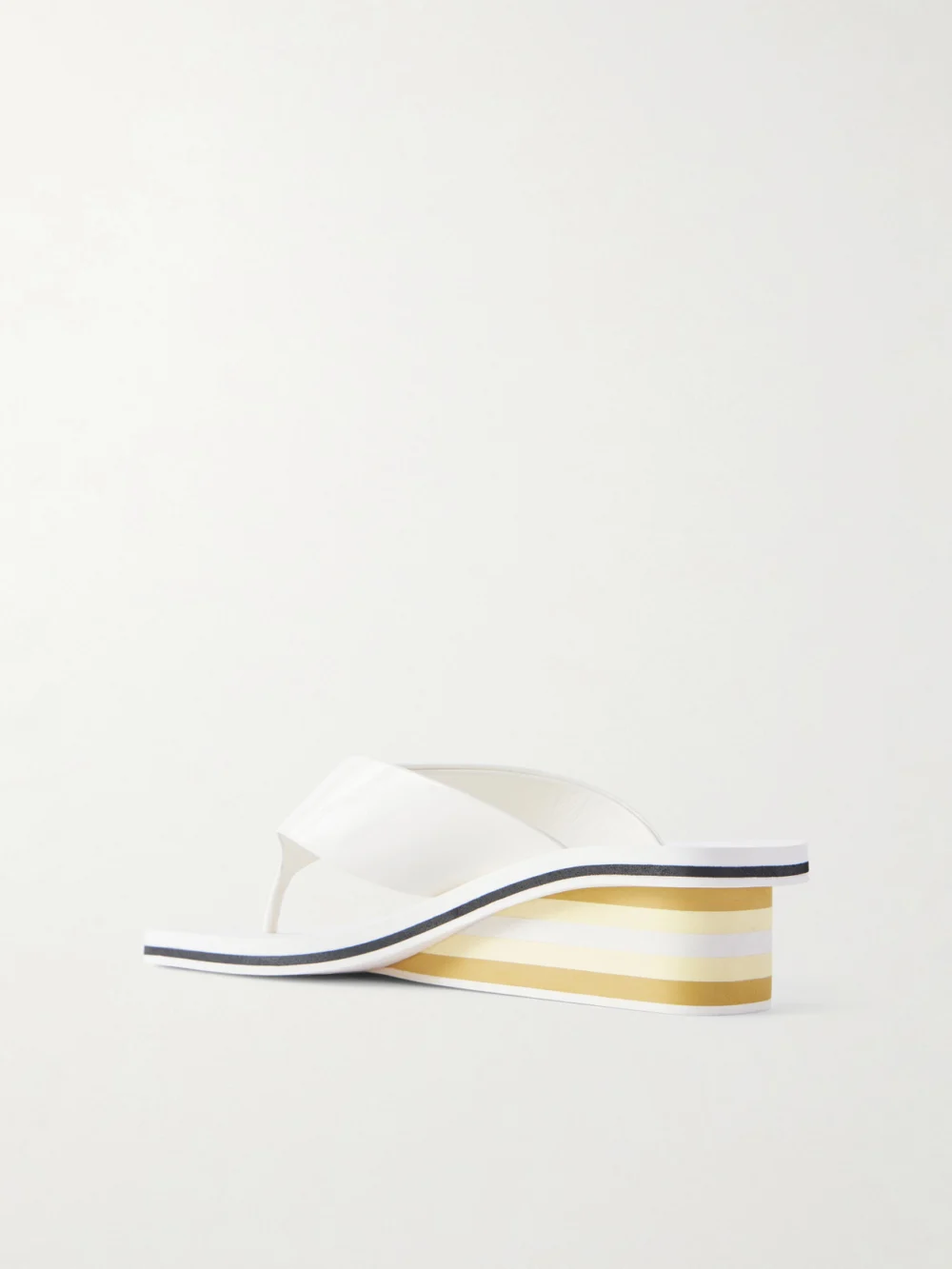 Back view of the Chloé Swimming Cool Patent-leather Sandals